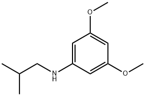 N-Isobutyl-3,5-dimethoxyaniline 구조식 이미지
