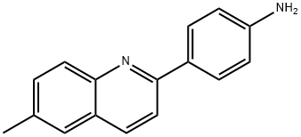 [4-(6-Methylquinolin-2-yl)phenyl]amine Structure