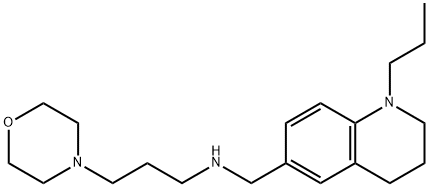 (3-Morpholin-4-ylpropyl)[(1-propyl-1,2,3,4-tetrahydroquinolin-6-yl)methyl]amine Structure