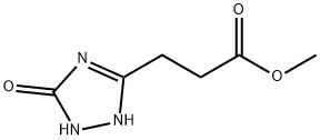 Methyl 3-(5-hydroxy-1H-1,2,4-triazol-3-yl)propanoate Structure