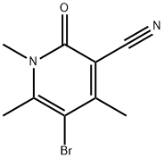 5-Bromo-1,4,6-trimethyl-2-oxo-1,2-dihydropyridine-3-carbonitrile Structure