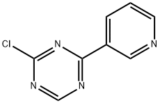 2-CHLORO-4-PYRIDIN-3-YL-1,3,5-TRIAZINE 구조식 이미지