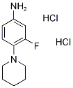 3-FLUORO-4-PIPERIDIN-1-YL-PHENYLAMINEDIHYDROCHLORIDE Structure