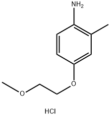 4-(2-METHOXYETHOXY)-2-METHYLANILINE HYDROCHLORIDE 구조식 이미지