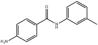 4-AMINO-N-(3-METHYLPHENYL)BENZAMIDE 구조식 이미지