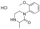 1-(2-METHOXY-PHENYL)-3-METHYL-PIPERAZIN-2-ONEHYDROCHLORIDE 구조식 이미지