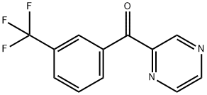 pyrazin-2-yl[3-(trifluoromethyl)phenyl]methanone Structure