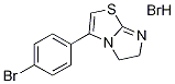 3-(4-bromophenyl)-5,6-dihydroimidazo[2,1-b][1,3]thiazole hydrobromide Structure