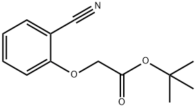 tert-butyl 2-(2-cyanophenoxy)acetate 구조식 이미지