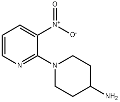 1-(3-Nitropyridin-2-yl)piperidin-4-amine Structure