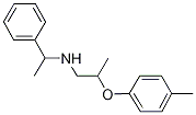 2-(4-Methylphenoxy)-N-(1-phenylethyl)-1-propanamine 구조식 이미지