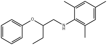 2,4,6-Trimethyl-N-(2-phenoxybutyl)aniline Structure