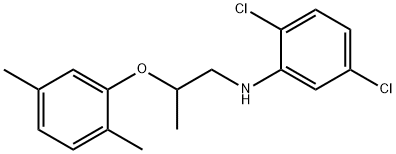 2,5-Dichloro-N-[2-(2,5-dimethylphenoxy)-propyl]aniline Structure