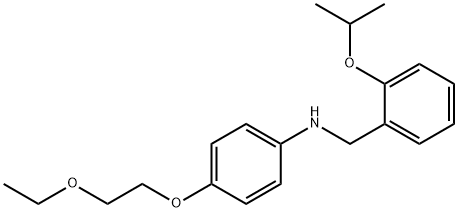 4-(2-Ethoxyethoxy)-N-(2-isopropoxybenzyl)aniline 구조식 이미지