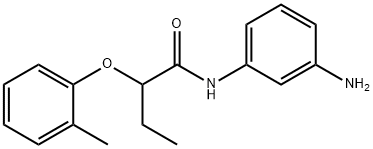 N-(3-Aminophenyl)-2-(2-methylphenoxy)butanamide 구조식 이미지