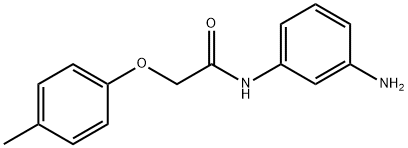 N-(3-Aminophenyl)-2-(4-methylphenoxy)acetamide 구조식 이미지