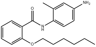 N-(4-Amino-2-methylphenyl)-2-(hexyloxy)benzamide Structure