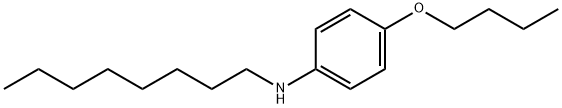 N-(4-Butoxyphenyl)-N-octylamine 구조식 이미지