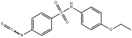 N-(4-Ethoxyphenyl)-4-isothiocyanatobenzenesulfonamide 구조식 이미지