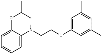 N-[2-(3,5-Dimethylphenoxy)ethyl]-2-isopropoxyaniline 구조식 이미지