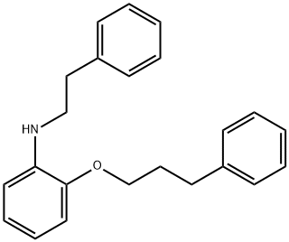 N-Phenethyl-2-(3-phenylpropoxy)aniline 구조식 이미지