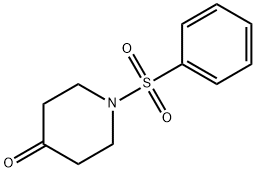 1-(phenylsulfonyl)piperidin-4-one Structure