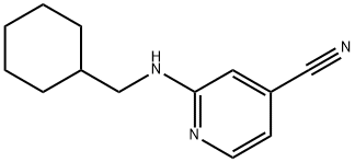 2-[cyclohexyl(methyl)amino]isonicotinonitrile Structure