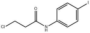 3-chloro-N-(4-iodophenyl)propanamide Structure