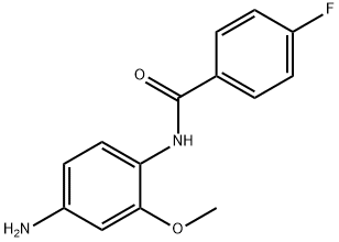 N-(4-amino-2-methoxyphenyl)-4-fluorobenzamide 구조식 이미지