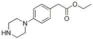 Ethyl  (4-Piperazin-1-ylphenyl)acetate 구조식 이미지