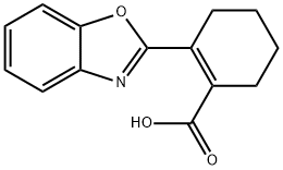 2-(1,3-benzoxazol-2-yl)cyclohex-1-ene-1-carboxylic acid 구조식 이미지