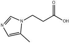 3-(5-methyl-1H-imidazol-1-yl)propanoic acid Structure