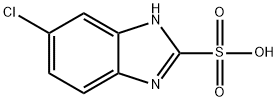 5-chloro-1H-benzimidazole-2-sulfonic acid Structure