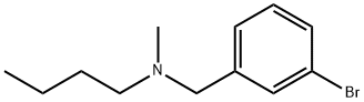 N-(3-bromobenzyl)-N-butyl-N-methylamine 구조식 이미지