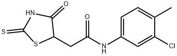 N-(3-chloro-4-methylphenyl)-2-(2-mercapto-4-oxo-4,5-dihydro-1,3-thiazol-5-yl)acetamide Structure