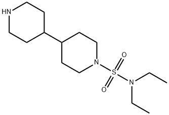 N,N-diethyl-4,4'-bipiperidine-1-sulfonamide Structure