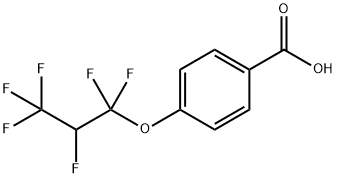 4-(1,1,2,3,3,3-hexafluoropropoxy)benzoic acid 구조식 이미지