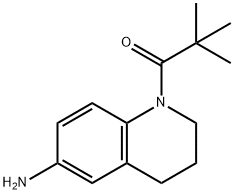 1-(2,2-dimethylpropanoyl)-1,2,3,4-tetrahydroquinolin-6-amine Structure