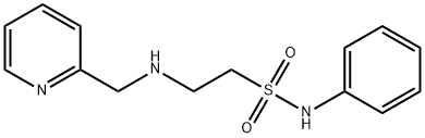 N-phenyl-2-[(pyridin-2-ylmethyl)amino]ethanesulfonamide Structure