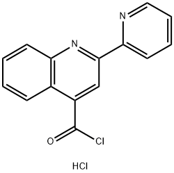 2-pyridin-2-ylquinoline-4-carbonyl chloride hydrochloride Structure