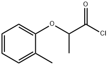 2-(2-methylphenoxy)propanoyl chloride 구조식 이미지