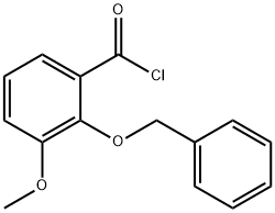 2-(benzyloxy)-3-methoxybenzoyl chloride Structure