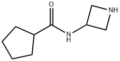 N-(3-Azetidinyl)cyclopentanecarboxamide Structure