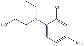 2-(4-Amino-2-chloroethylanilino)-1-ethanol Structure