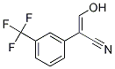 3-Hydroxy-2-[3-(trifluoromethyl)phenyl]-acrylonitrile 구조식 이미지