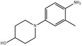 1-(4-Amino-3-methylphenyl)-4-piperidinol 구조식 이미지