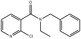 N-Benzyl-2-chloro-N-ethylnicotinamide 구조식 이미지