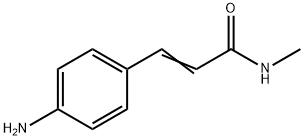 3-(4-Aminophenyl)-N-methylacrylamide 구조식 이미지