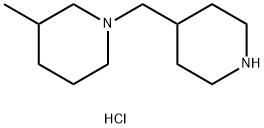 4-(4-Methyl-1-piperidinyl)piperidinedihydrochloride 구조식 이미지