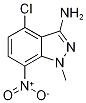 4-Chloro-1-methyl-7-nitro-1H-indazol-3-amine Structure